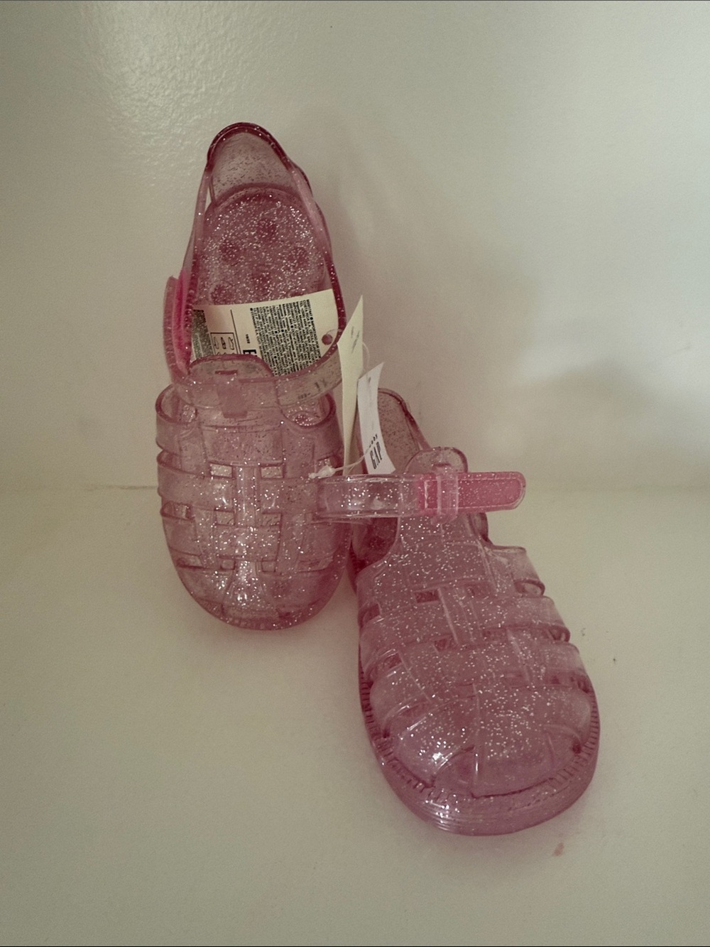GAP Glitter Pink Jelly Sandals for Kids